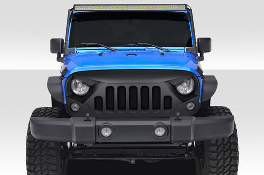 Extreme Dimensions Duraflex Predator Grille Compatible With 2007-2018 Jeep Wrangler - 1 Piece - 115250