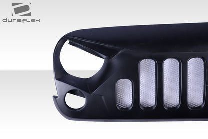 Extreme Dimensions Duraflex Predator Grille Compatible With 2007-2018 Jeep Wrangler - 1 Piece - 115250