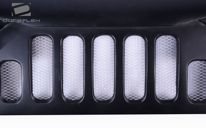Extreme Dimensions Duraflex Predator Grille Compatible With 2007-2018 Jeep Wrangler - 1 Piece - 115250