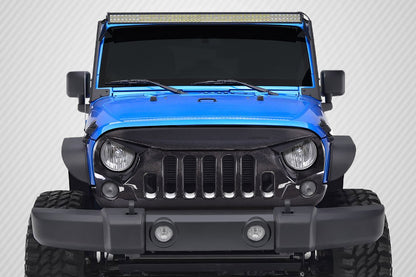 Carbon Creations Predator Grille Compatible With 2007-2018 Jeep Wrangler - 1 Piece - 115251