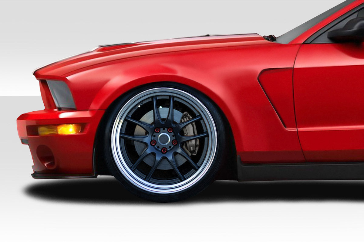 Extreme Dimensions Duraflex GT350 V2 Look Front Fenders Compatible With 2005-2009 Ford Mustang - 2 Piece - 115269