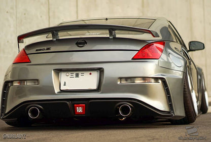 Extreme Dimensions Duraflex N4 Rear Bumper Cover Compatible With 2003-2008 Nissan 350Z - 1 Piece - 115273