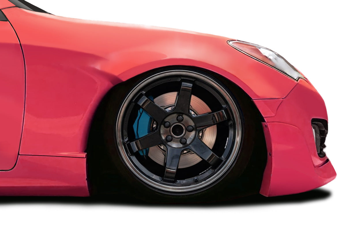 Extreme Dimensions Duraflex MSR V1 40MM Front Fenders Compatible With 2010-2016 Hyundai Genesis - 4 Piece - 115275