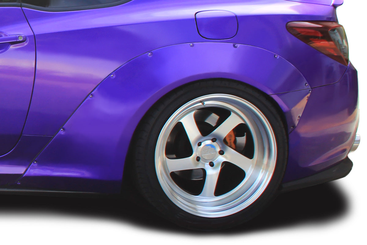 Extreme Dimensions Duraflex MSR V2 70MM Rear Fender Flares Compatible With 2010-2016 Hyundai Genesis - 4 Piece - 115276