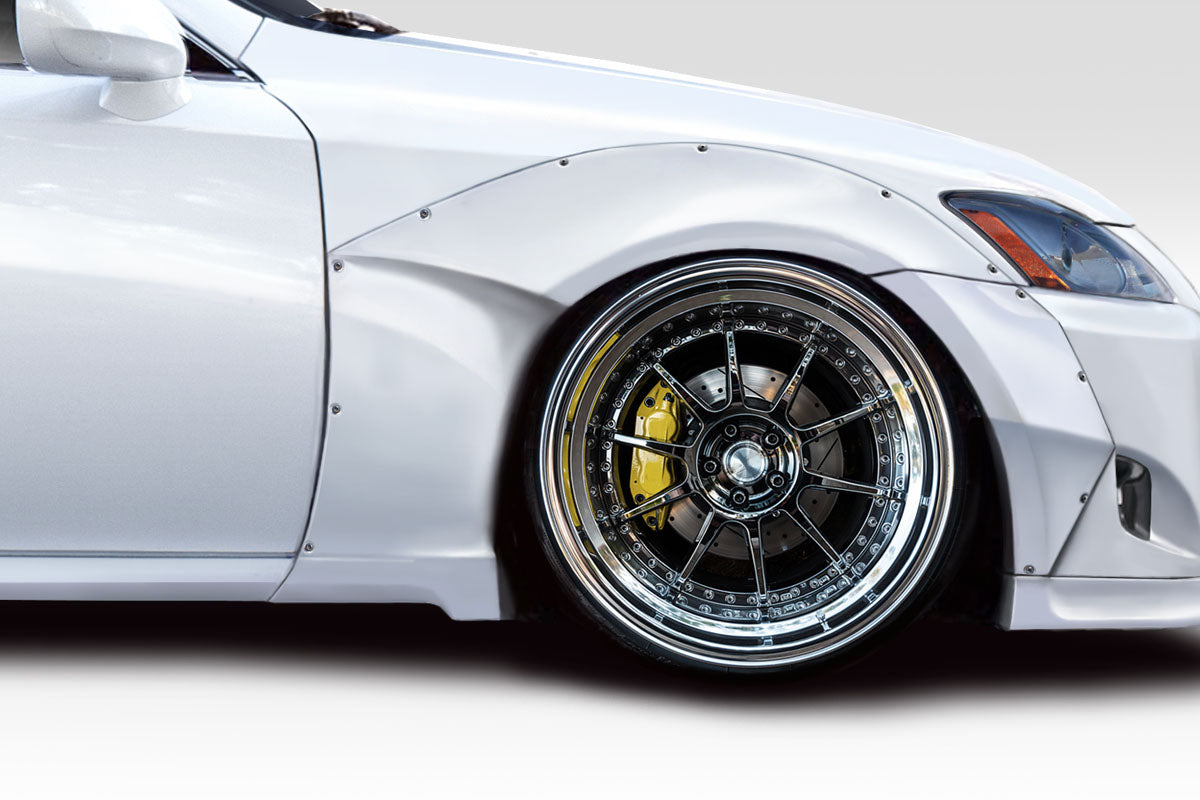Extreme Dimensions Duraflex MSR 30MM Front Fenders Flare Compatible With 2006-2010 Lexus IS - 4 Piece - 115277