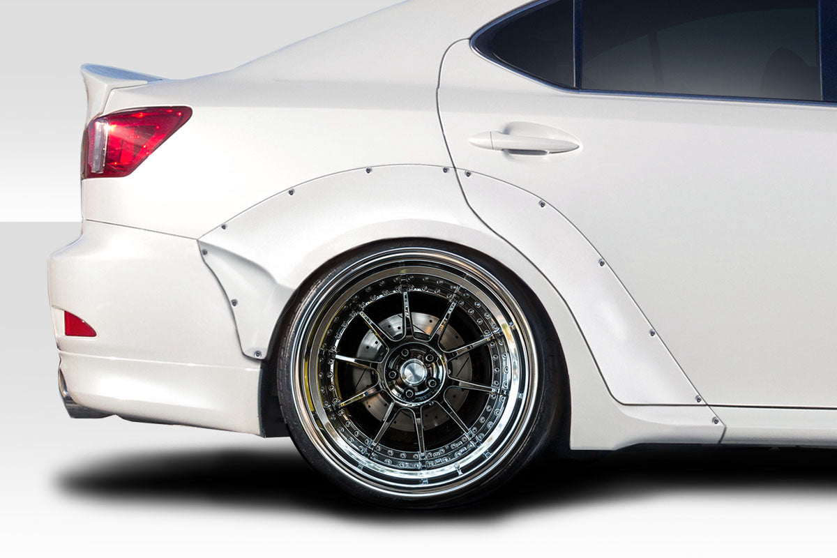 Extreme Dimensions Duraflex MSR 40MM Rear Fender Flares Compatible With 2006-2013 Lexus IS - 4 Piece - 115278