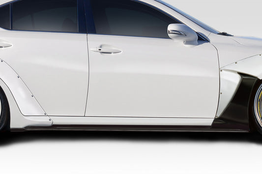 Extreme Dimensions Duraflex MSR Side Skirts Compatible With 2006-2010 Lexus IS - 2 Piece - 115281