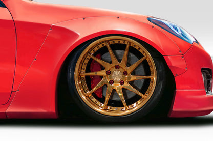 Extreme Dimensions Duraflex MSR V2 50MM Front Fenders Flare Compatible With 2010-2016 Hyundai Genesis - 4 Piece - 115292