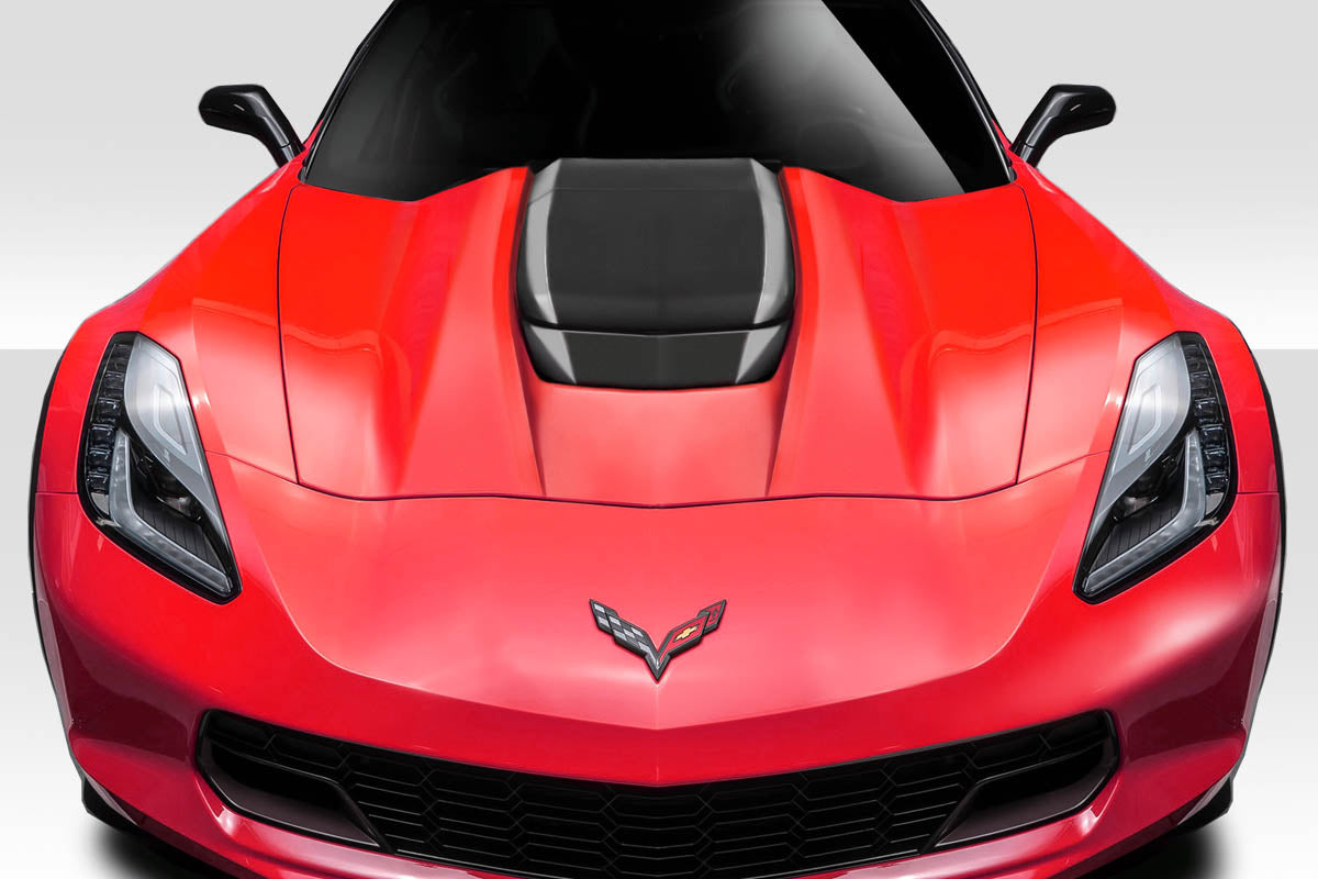 Extreme Dimensions Duraflex ZR1 Look Hood Compatible With 2014-2019 Chevrolet Corvette - 1 Piece - 115299