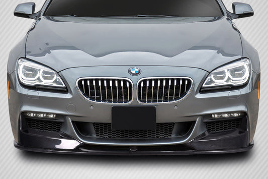 Carbon Creations M Tech Front Lip Spoiler Compatible With 2011-2019 BMW 6 Series - 3 Piece - 115304