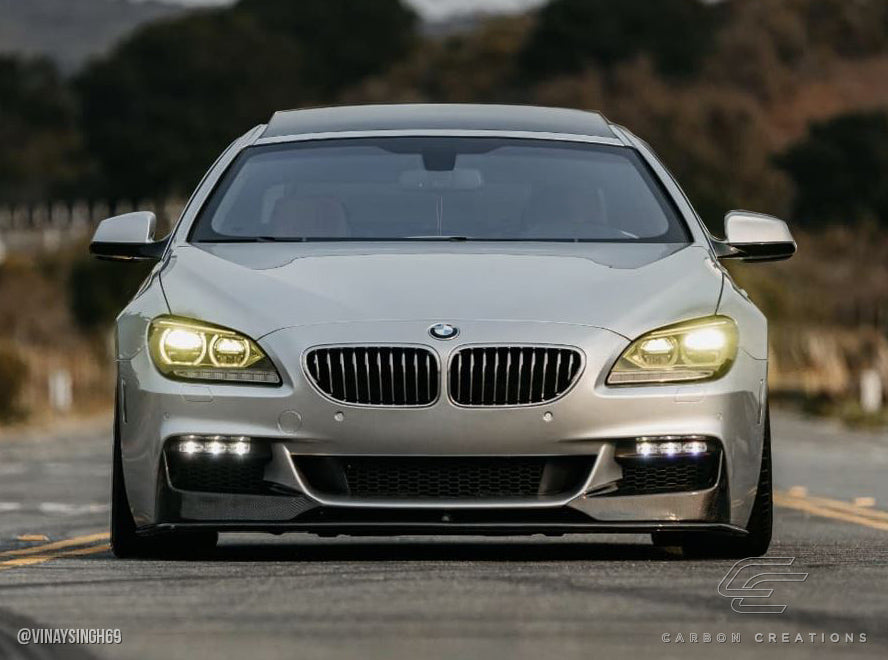 Carbon Creations M Tech Front Lip Spoiler Compatible With 2011-2019 BMW 6 Series - 3 Piece - 115304