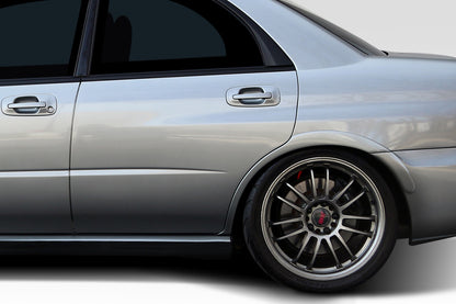 Extreme Dimensions Duraflex STI Look Rear Fender Flares Compatible With 2002-2007 Subaru Impreza - 4 Piece - 115335