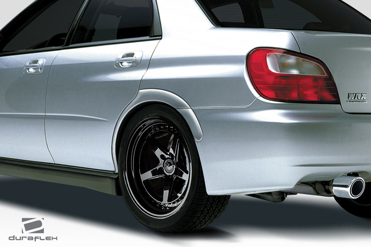 Extreme Dimensions Duraflex STI Look Rear Fender Flares Compatible With 2002-2007 Subaru Impreza - 4 Piece - 115335