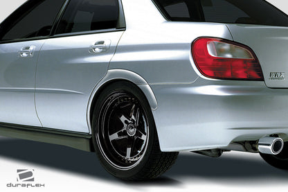 Extreme Dimensions Duraflex STI Look Rear Fender Flares Compatible With 2002-2007 Subaru Impreza - 4 Piece - 115335