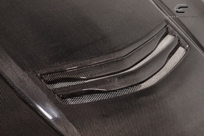 Carbon Creations V Look Hood Compatible With 2012-2019 Cadillac ATS - 1 Piece - 115376