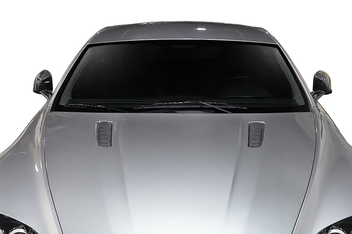 Aero Function AF-1 Carbon Hood Vents Compatible With 2006-2017 Aston Martin Vantage - 2 Piece - 115420