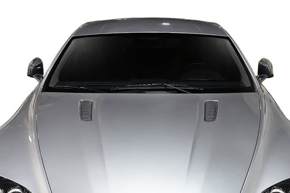 Aero Function AF-1 Carbon Hood Vents Compatible With 2006-2017 Aston Martin Vantage - 2 Piece - 115420