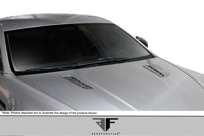 Aero Function AF-1 Carbon Hood Vents Compatible With 2006-2017 Aston Martin Vantage - 2 Piece - 115420