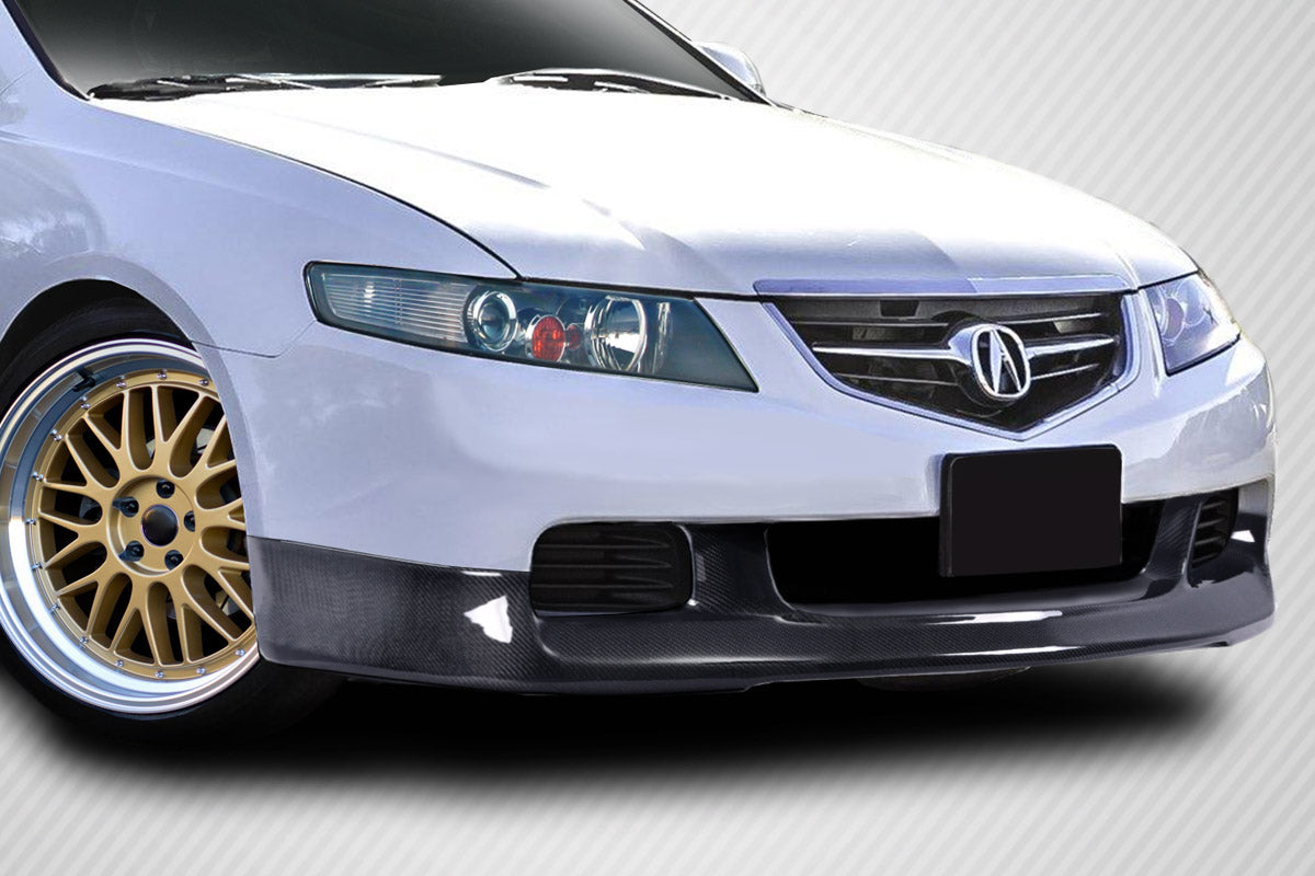 Carbon Creations J-Spec Front Lip Spoiler Compatible With 2004-2005 Acura TSX - 1 Piece - 115426