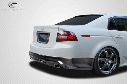 Carbon Creations Aspec Look Rear Lip Add On Spoiler Compatible With 2004-2008 Acura TL - 1 Piece - 115429