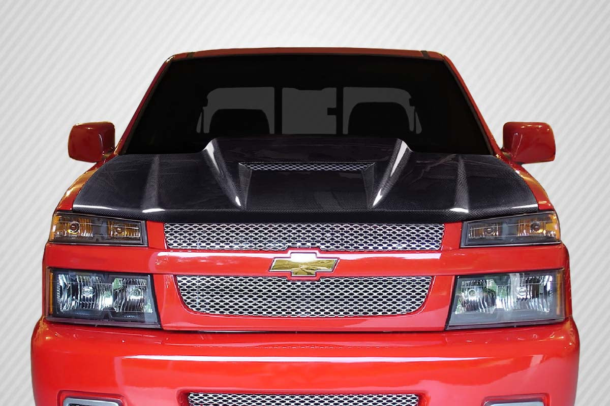 Carbon Creations Ram Air Hood Compatible With 2004-2012 Chevrolet Colorado - 1 Piece - 115431