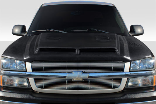 Carbon Creations GT500 Hood Compatible With 2002-2006 Chevrolet Avalanche 03-05 Silverado - 1 Piece - 115433