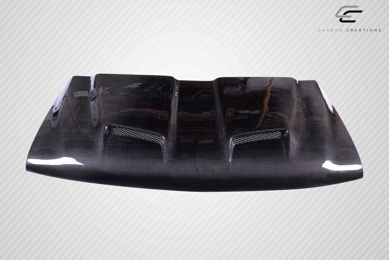 Carbon Creations Dual Ram Air Hood Compatible With 1999-2002 Chevrolet Silverado - 1 Piece - 115434