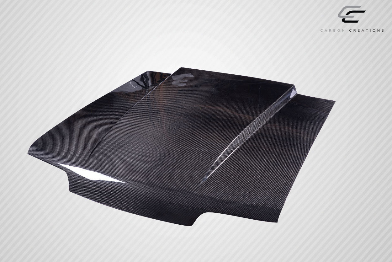 Carbon Creations 2" Cowl Hood Compatible With 1987-1993 Ford Mustang - 1 Piece - 115439