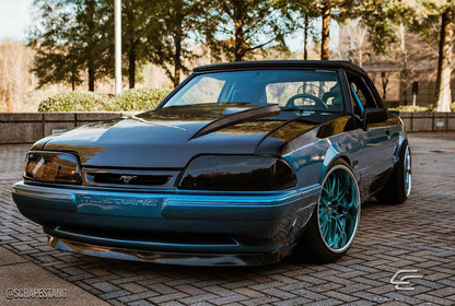 Carbon Creations 2" Cowl Hood Compatible With 1987-1993 Ford Mustang - 1 Piece - 115439