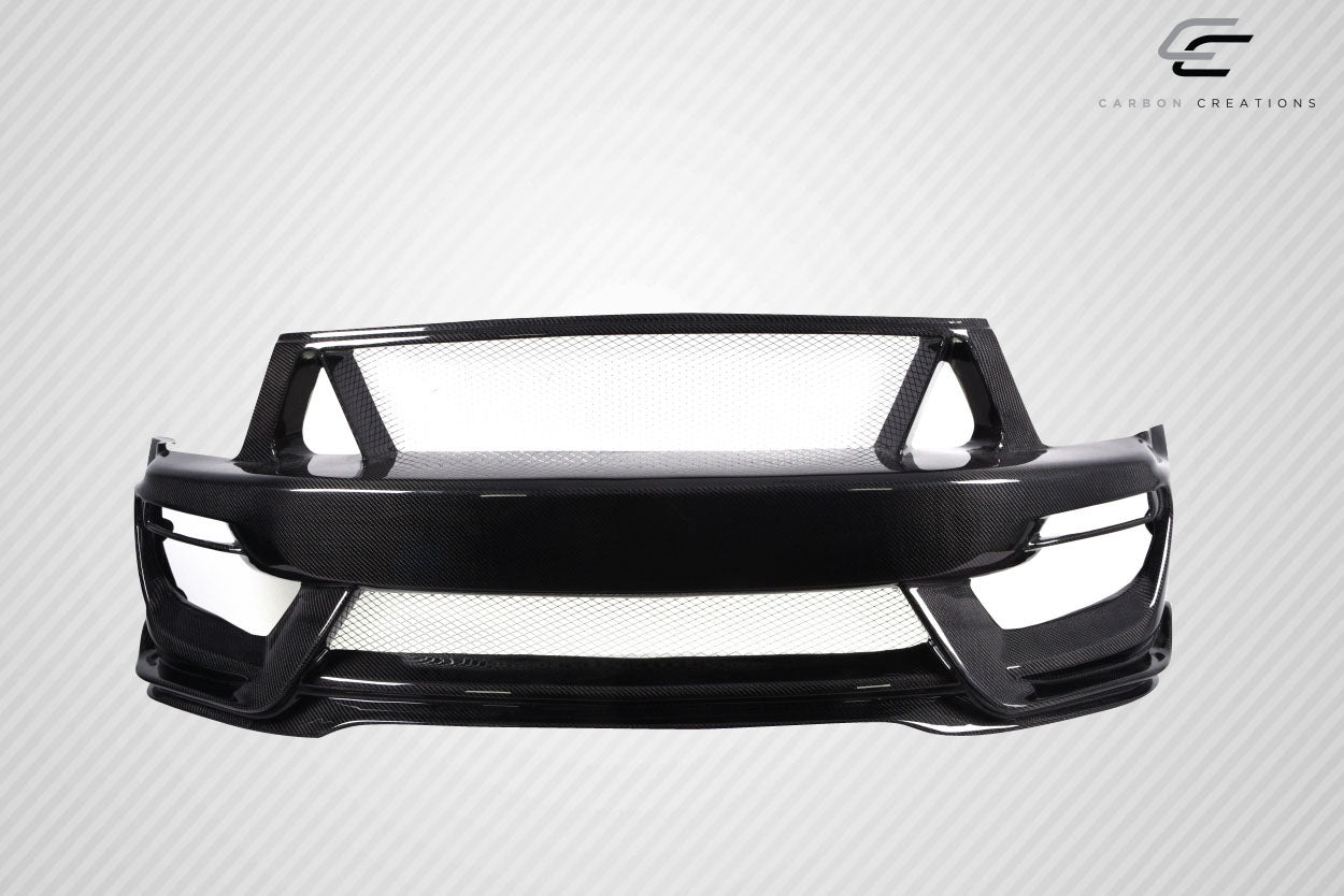 Carbon Creations GT350 Look Front Bumper Cover Compatible With 2005-2009 Ford Mustang - 1 Piece - 115441