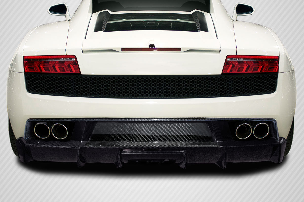 Carbon Creations LP570 Look Rear Lip Add On Spoiler Compatible With 2009-2013 Lamborghini Gallardo - 1 Piece - 115450