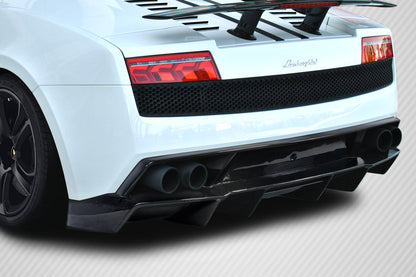 Carbon Creations LP570 Look Rear Lip Add On Spoiler Compatible With 2009-2013 Lamborghini Gallardo - 1 Piece - 115450