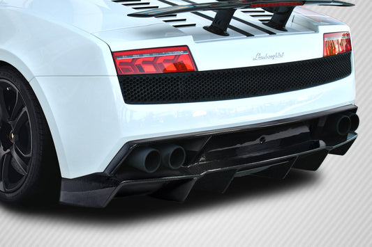Carbon Creations LP570 Look Rear Lip Add On Spoiler Compatible With 2009-2013 Lamborghini Gallardo - 1 Piece - 115450