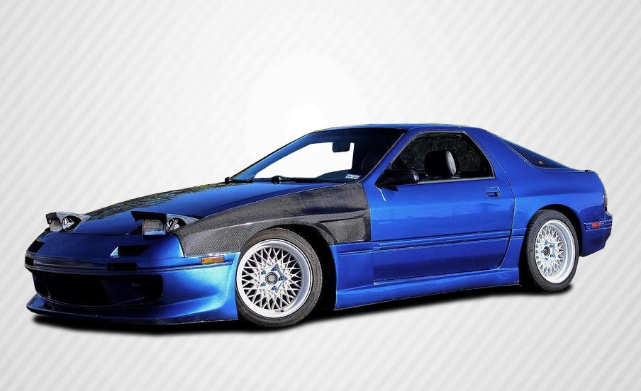Carbon Creations M-1 Front Fenders Compatible With 1986-1991 Mazda RX7 - 2 Piece - 115451