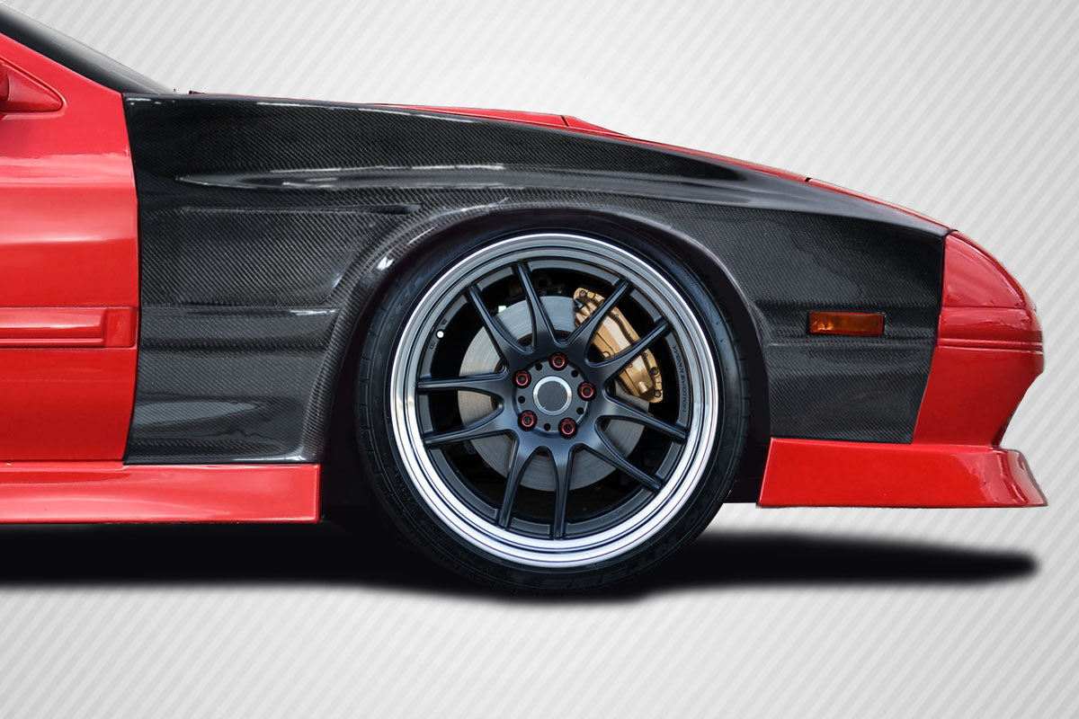 Carbon Creations M-1 Front Fenders Compatible With 1986-1991 Mazda RX7 - 2 Piece - 115451