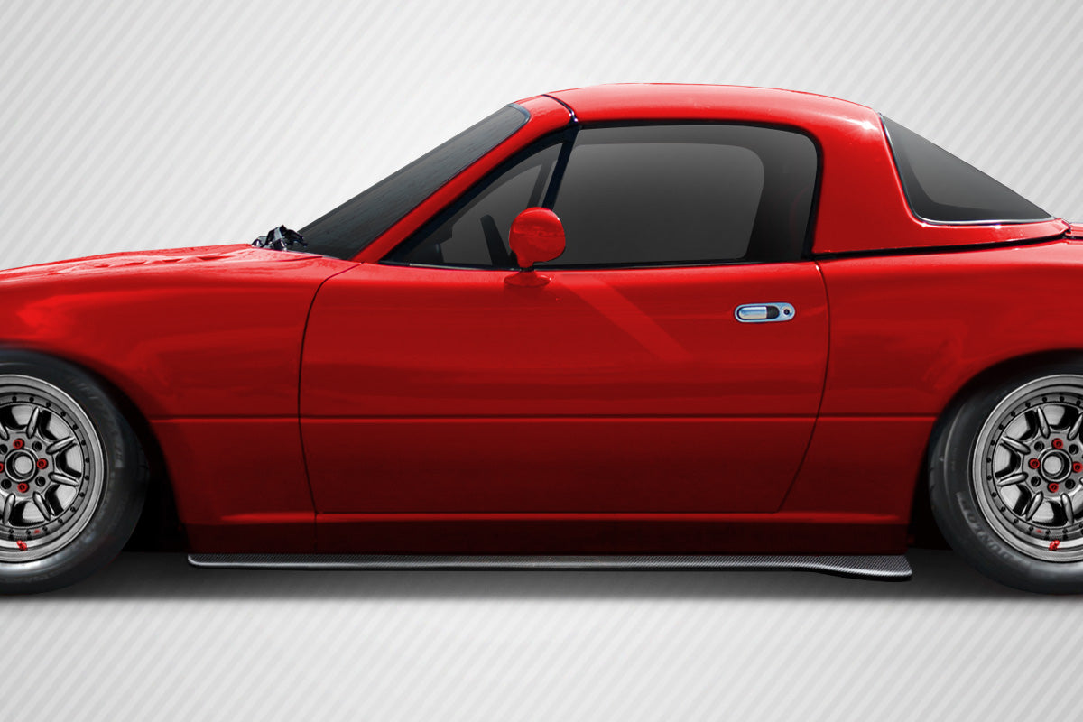 Carbon Creations Pro Garage Side Skirts Compatible With 1990-1997 Mazda Miata - 2 Piece - 115452