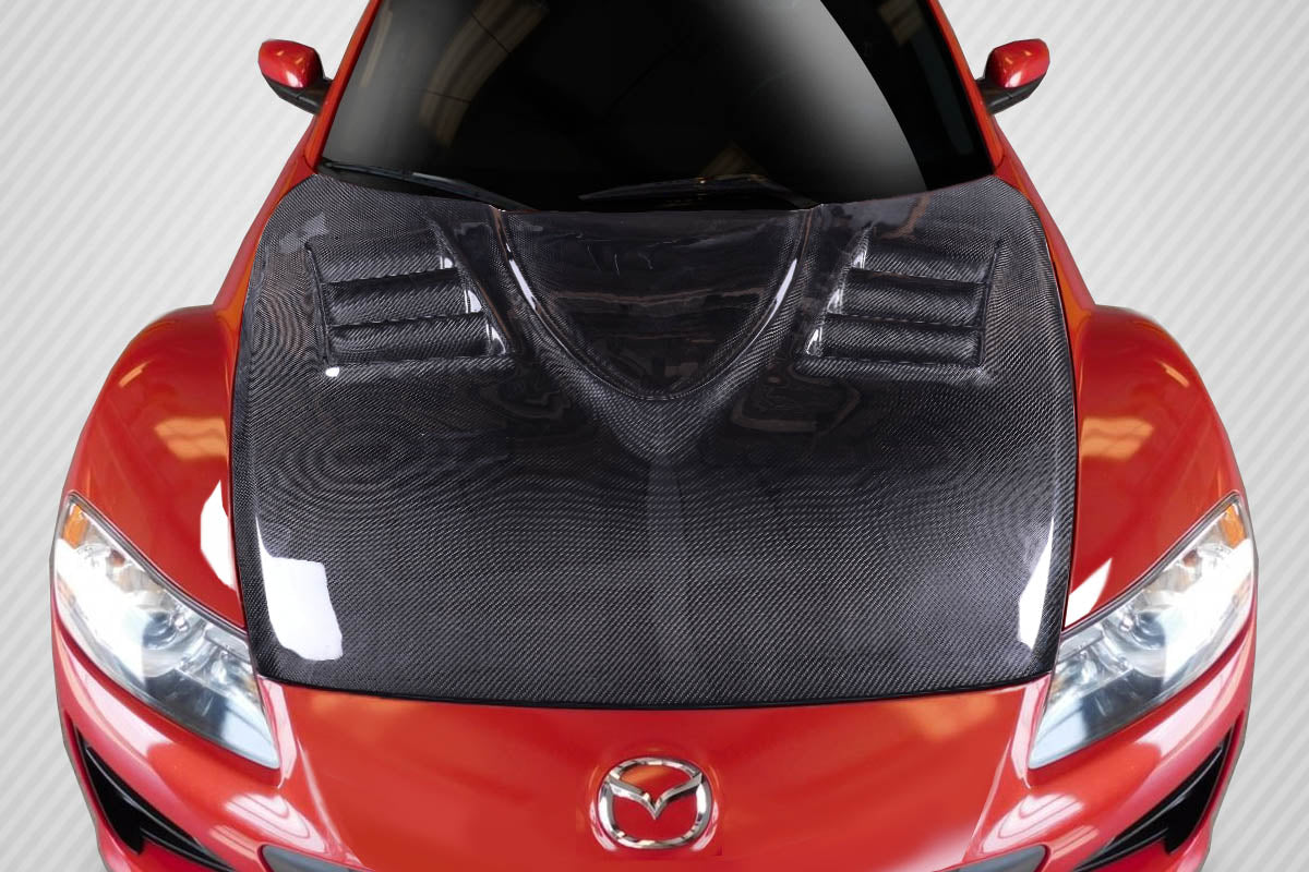 Carbon Creations Vader Hood Compatible With 2004-2008 Mazda RX8 - 1 Piece - 115453