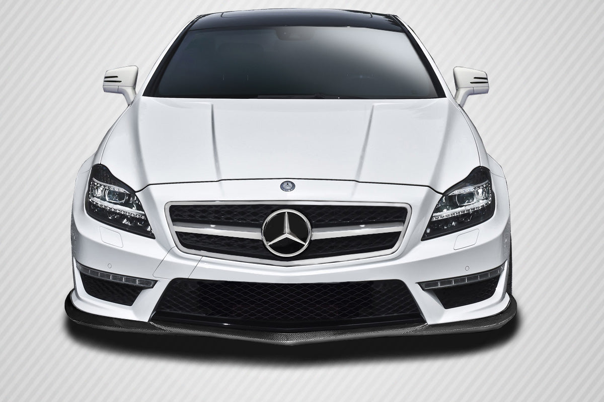 Carbon Creations L-Sport Front Lip Spoiler Compatible With 2012-2014 Mercedes CLS - 1 Piece - 115454
