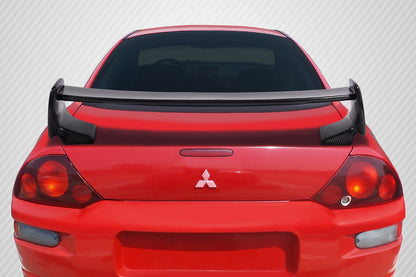 Carbon Creations Shock Wing Spoiler Compatible With 2000-2005 Mitsubishi Eclipse - 1 Piece - 115455