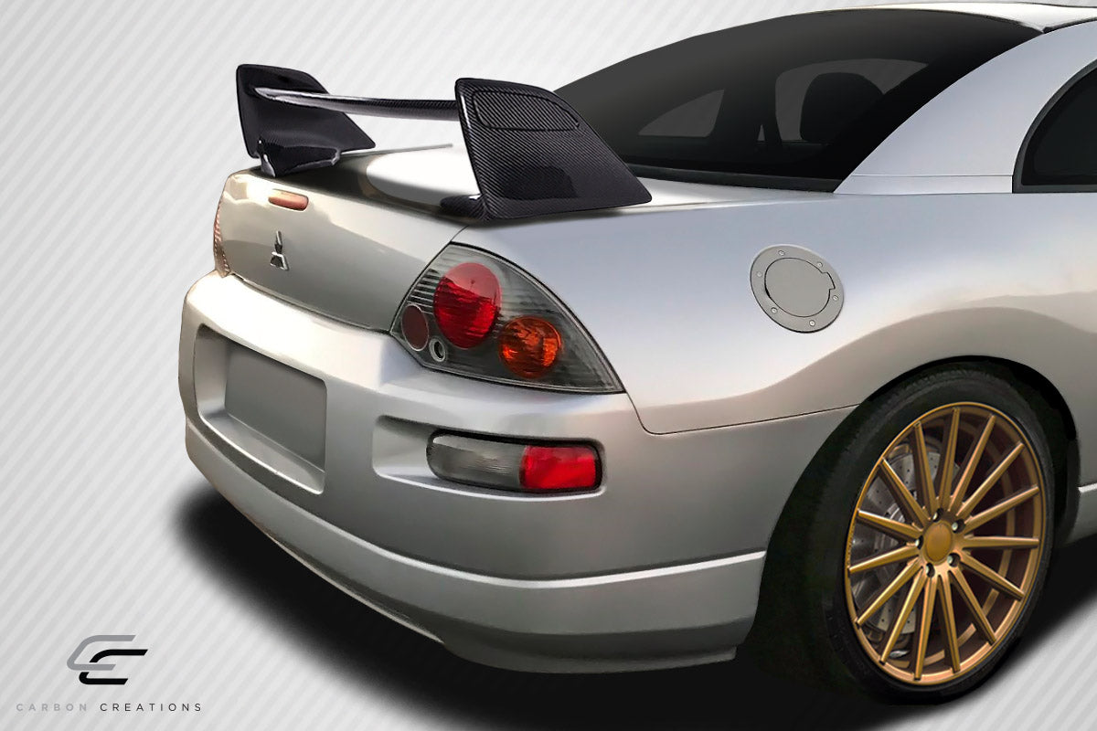 Carbon Creations Shock Wing Spoiler Compatible With 2000-2005 Mitsubishi Eclipse - 1 Piece - 115455