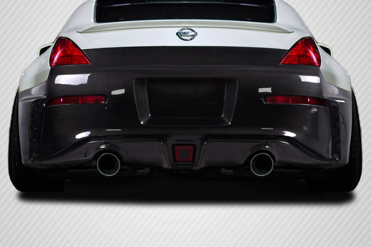 Carbon Creations N4 Rear Bumper Cover Compatible With 2003-2008 Nissan 350Z - 1 Piece - 115459