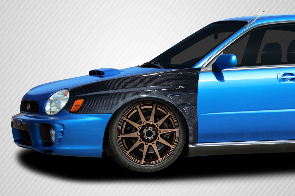 Carbon Creations GT Concept Fender Compatible With 2002-2003 Subaru Impreza - 2 Piece - 115462