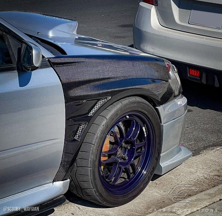 Carbon Creations GT Concept Fender Compatible With 2004-2005 Subaru Impreza - 2 Piece - 115463