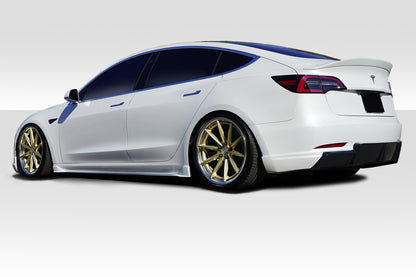 Extreme Dimensions Duraflex GT Concept Rear Diffuser Compatible With 2018-2023 Tesla Model 3 - 1 Piece - 115467