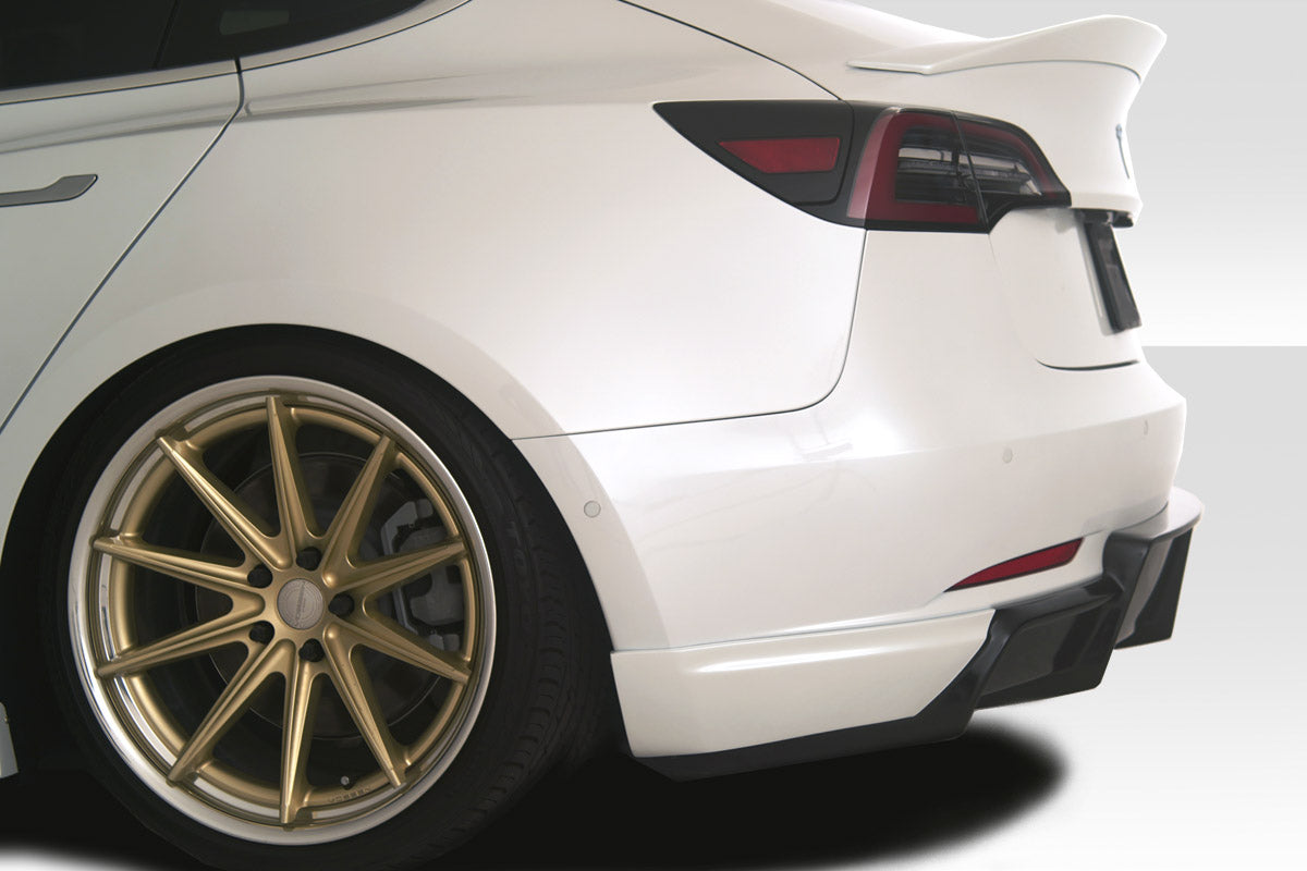 Extreme Dimensions Duraflex GT Concept Rear Diffuser Compatible With 2018-2023 Tesla Model 3 - 1 Piece - 115467