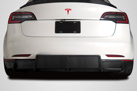 Carbon Creations GT Concept Rear Diffuser Compatible With 2018-2023 Tesla Model 3 - 1 Piece - 115468
