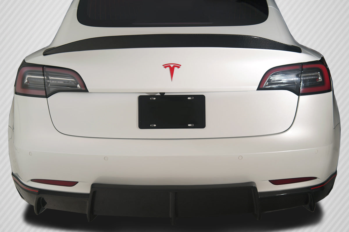 Carbon Creations GT Concept Rear Wing Spoiler Compatible With 2018-2023 Tesla Model 3 - 1 Piece - 115472
