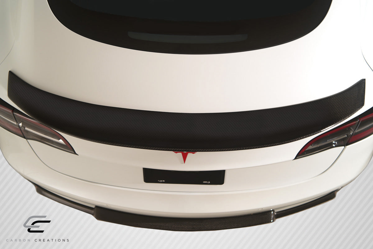 Carbon Creations GT Concept Rear Wing Spoiler Compatible With 2018-2023 Tesla Model 3 - 1 Piece - 119745