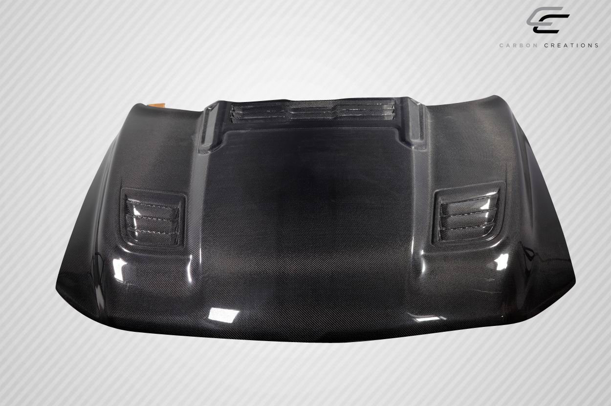 Carbon Creations Rebel Mopar Look Hood Compatible With 2019-2020 Dodge Ram - 1 Piece - 115480