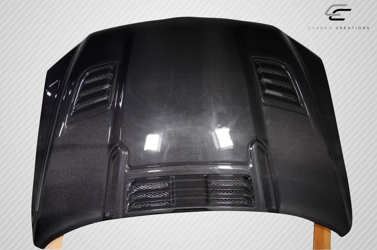 Carbon Creations Rebel Mopar Look Hood Compatible With 2019-2020 Dodge Ram - 1 Piece - 115480